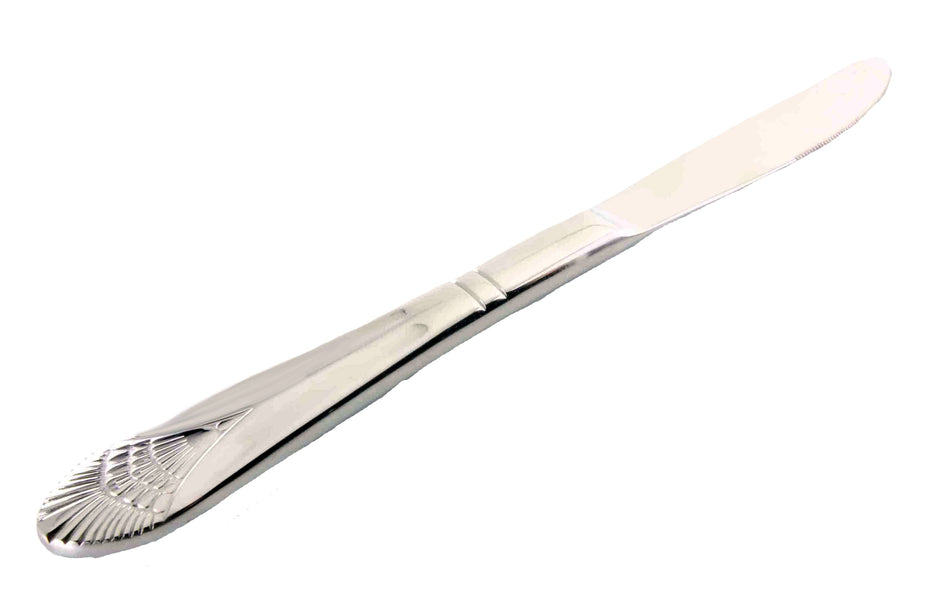 12 Pack Elizabeth Table Knife (European Size), Stainless Steel 420, Dishwasher Safe