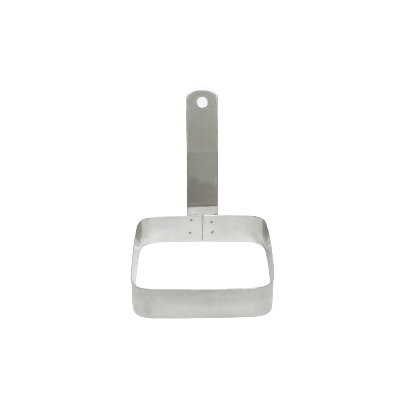 Thunder Group SLER0401S 4 Inch Square Egg Ring Stainless Steel Mirror Finish