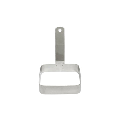 Thunder Group SLER0401S 4 Inch Square Egg Ring Stainless Steel Mirror Finish