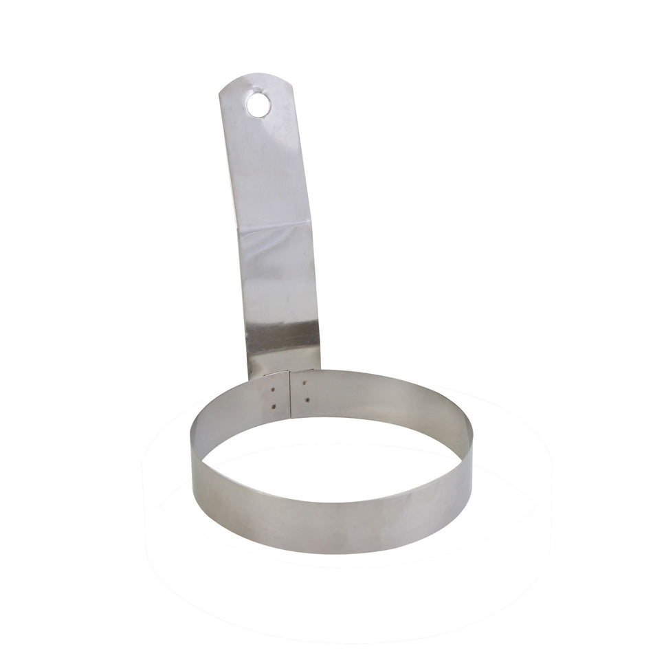 6" Diameter x 5-1/8" Height, Round Egg Ring, Stainless Steel