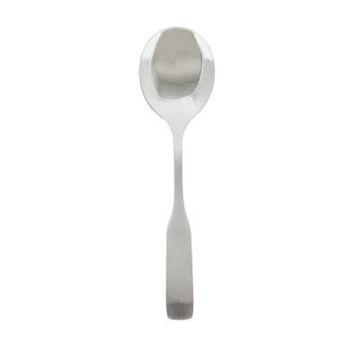 Thunder Group SLES103 6.14 Inch Heavy Bouillon Spoon Satin Finish 18/0 Stainless Steel