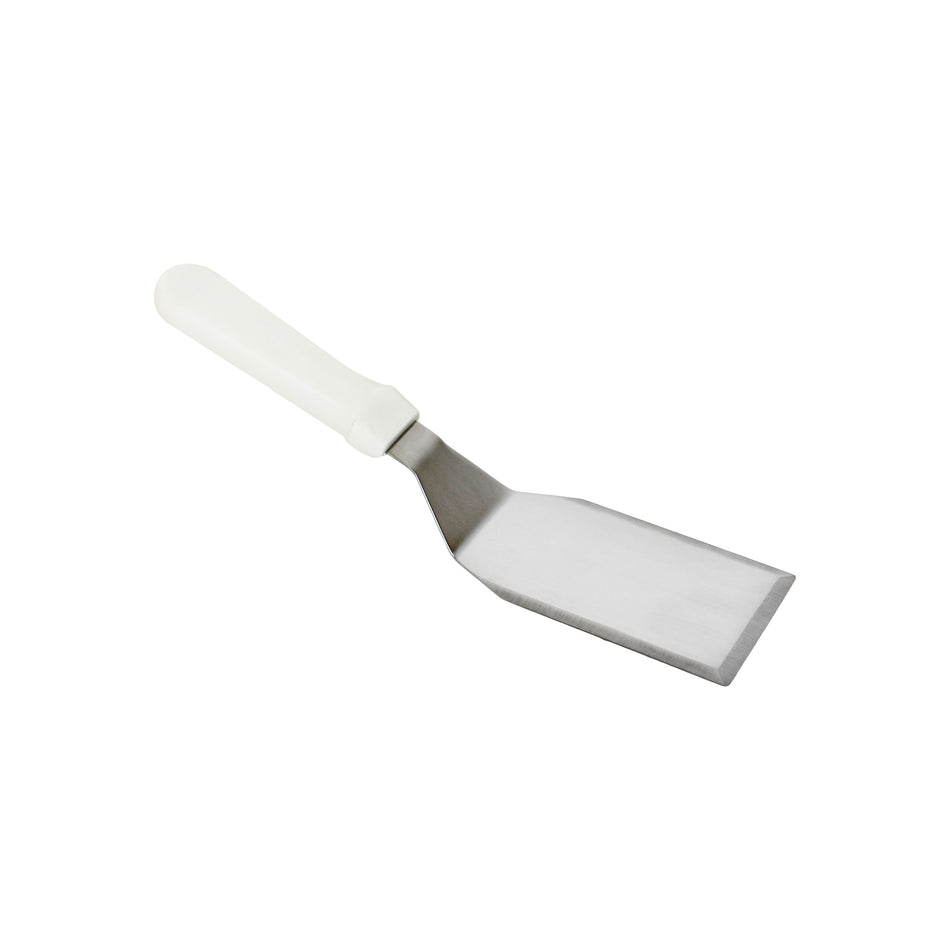 5-1/4" x 3" x 12", Hamburger Turner, Stainless Steel with Plastic Handle