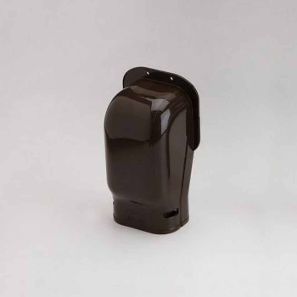 Slimduct 85476, 100Mm 3.75 in Wall Inlet, Brown