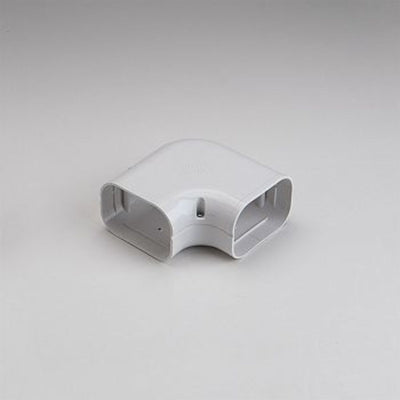 Slimduct 86111, SK100W 100mm 3.75 in 90° Flat Elbow, White
