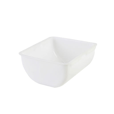 Thunder Group SLINS001 2 Pint Dishwasher Safe Plastic Condiment Server White