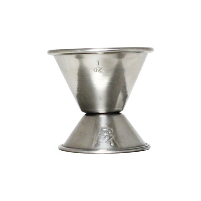 Thunder Group SLJG001 1/2 to 1 Oz. Jigger Stainless Steel Rolled Edge