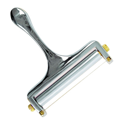 Thunder Group SLKCC005 Hand Held Cheese Cutter Adjustable Roller Aluminum Chrome Plated