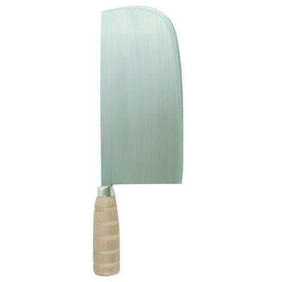 Thunder Group SLKF019 9 Inch Blade 4-1/2 Inch Round Head Knife Wood Handle Cast Iron
