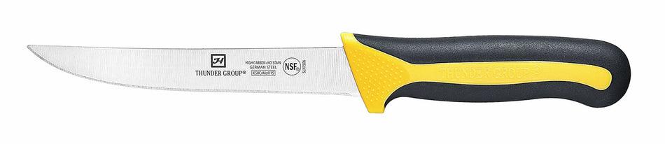 Boning Knife, 6" Blade,Wide, Soft-Grip Handles, German Steel, NSF