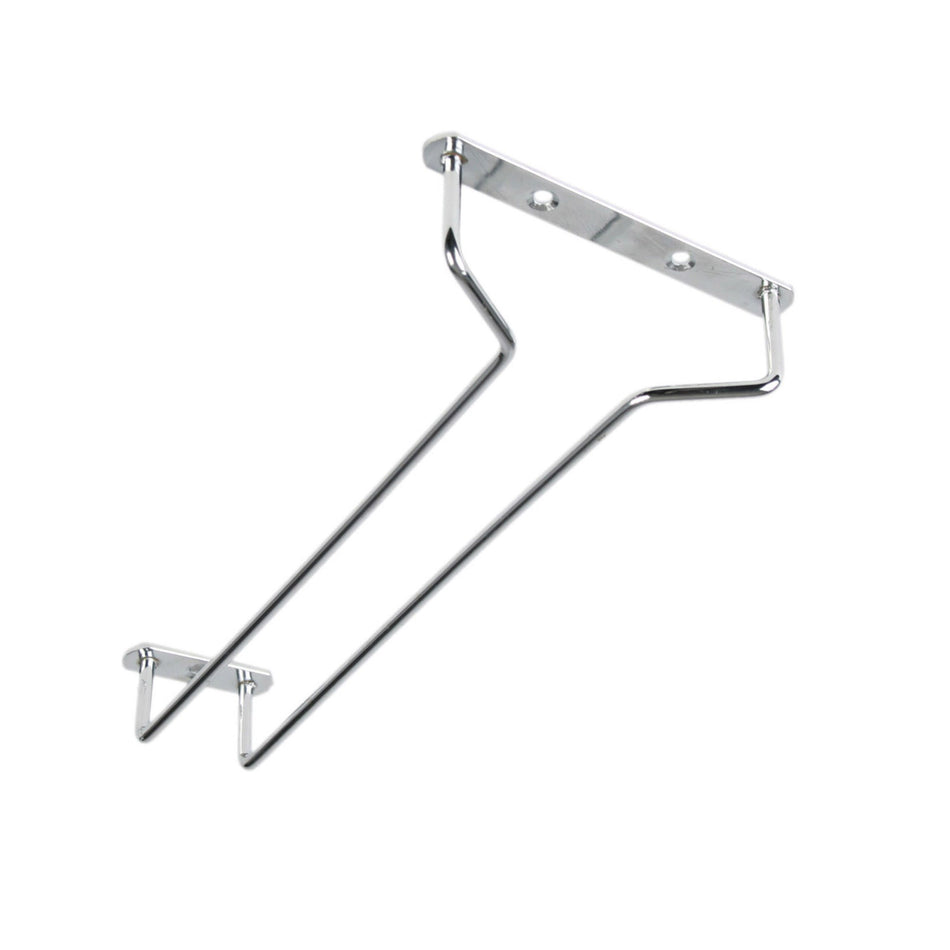 10" x 4-5/8" x 1-5/8" Wire Glass Hanger, Chrome Plated