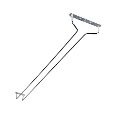 Thunder Group SLKGH024C 24 Inch Length Wire Ceiling Mounted Glass Hanger Chrome Plated