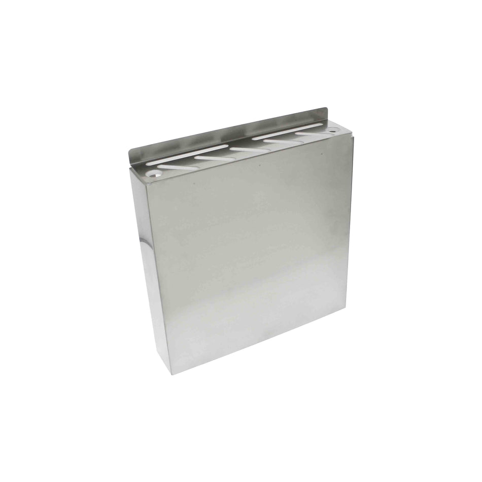 13" x 12" x 2-1/2", Knife Rack with up to 5 slots for 2 cleavers, 2 butcher knives, Iron Plated, Table Mounted