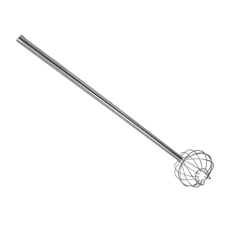 Thunder Group SLKW048 48 Inch Long Handle Kettle Whip with Dome Grip Stainless Steel