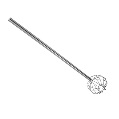 Thunder Group SLKW048 48 Inch Long Handle Kettle Whip with Dome Grip Stainless Steel