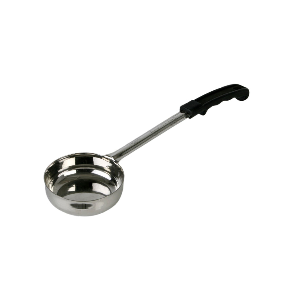 6 oz, 14-3/4" x 4" x 1-3/4", Solid Portion Controller, Black Color, Stainless Steel Body (1mm Thickness) with Polypropylene Handle, Color Coded, Dishwasher Safe, Each Grip Surface, One-Piece Construction