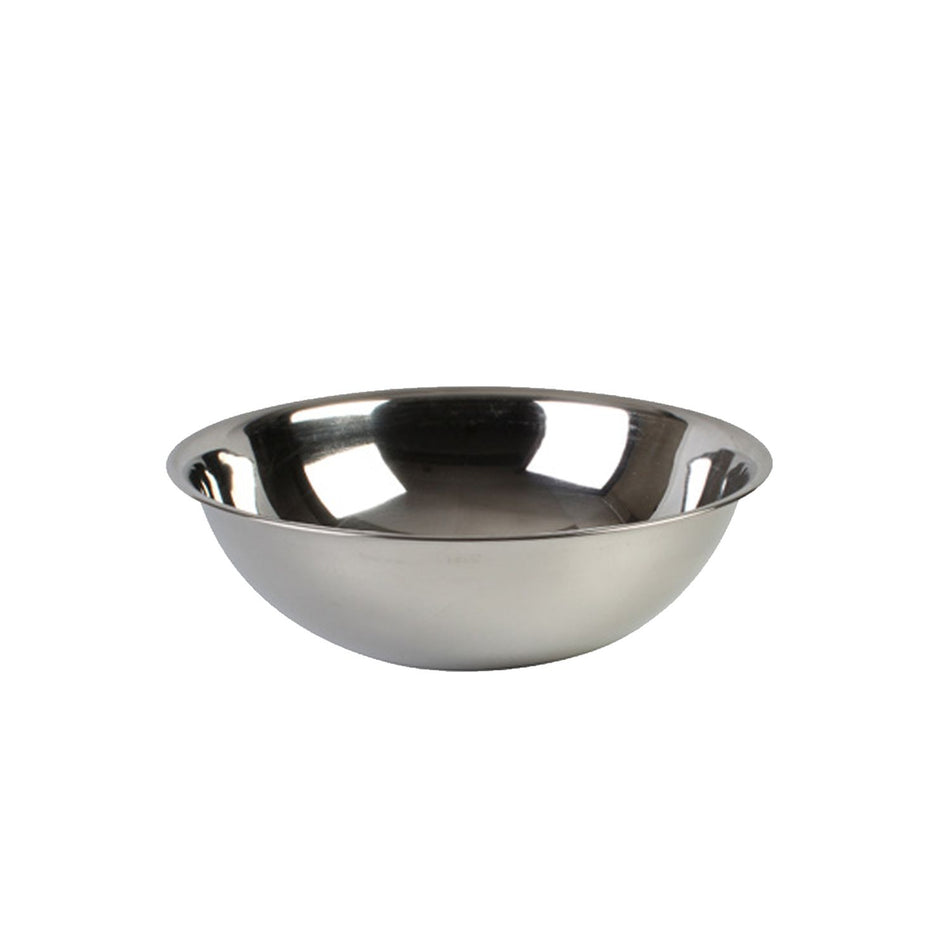 1-1/2 qt, 7-7/8" Diameter x 2-3/4" Height, Flat Base Mixing Bowl with curved lip, Stainless Steel, True 22 Gauge, 0.8mm Thickness, Heavy-Duty