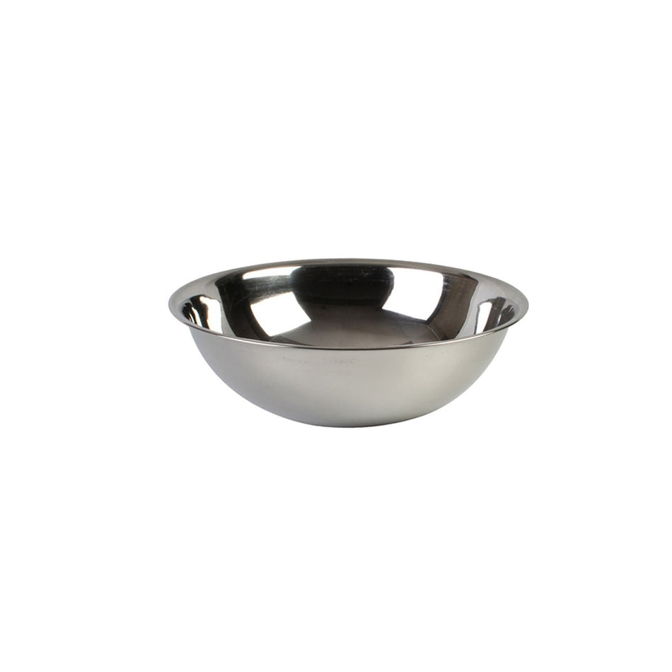 13 qt, 16-3/8" Diameter x 5-1/2" Height, Flat Base Mixing Bowl with curved lip, Stainless Steel, True 22 Gauge, 0.8mm Thickness, Heavy-Duty