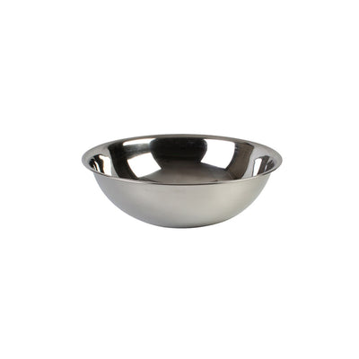 Thunder Group SLMB208 16 Quart Heavy Duty Stainless Steel Mixing Bowl with Curved Lip