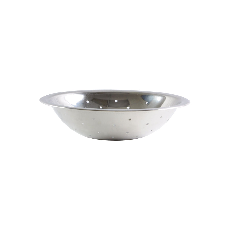 1-1/2 qt, 8" Diameter x 2" Height, Perforated Mixing Bowl, Stainless Steel