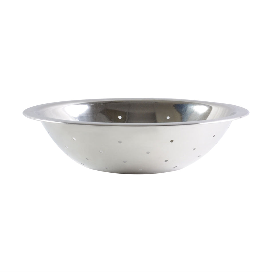 2 qt, 8-3/4" Diameter x 2-1/4" Height, Perforated Mixing Bowl, Stainless Steel