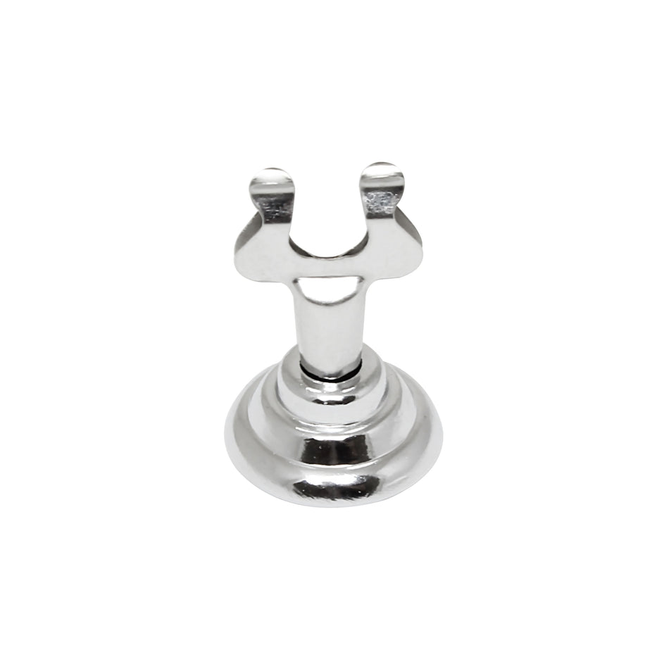 1" Diameter Base with 1-5/8" Harp Clip Height, Menu Holder, Stainless Steel 18/8, 304 Material with Zinc Alloy Base