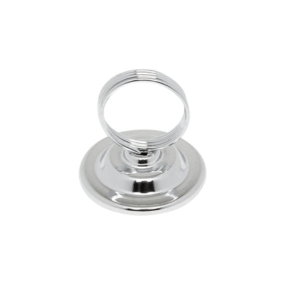 Thunder Group SLMH002 Menu Card Clip Stainless Steel Round Flat Base 24 Count