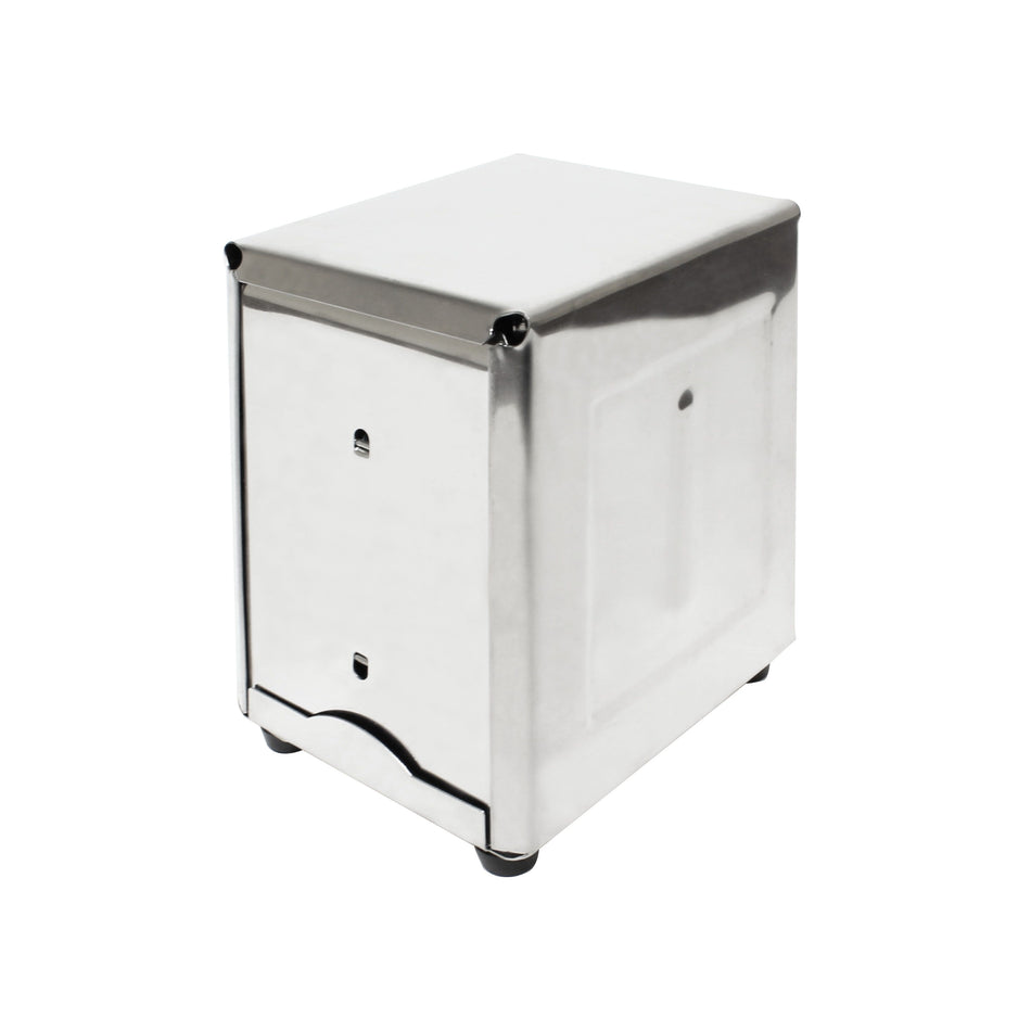 3-3/4" x 4-1/2" x 5-3/4", Napkin Dispenser, Stainless Steel, Polished Finish, Easy to refills, Upright standing