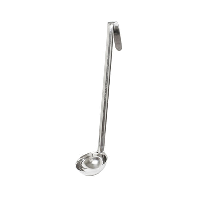 Thunder Group SLOL004 3 Oz Ladle One-piece Construction Hooked Handle Stainless Steel