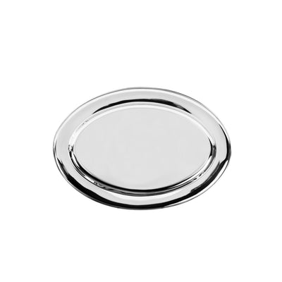 Thunder Group SLOP020 20 Inch Oval Serving Platter Stainless Steel Mirror Finish