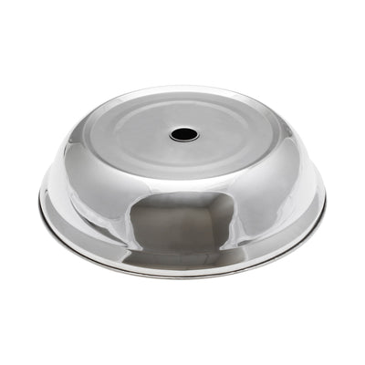 Thunder Group SLPC250 10 Inch Diameter Multi-fit Stainless Steel Plate Cover with Fingerhole
