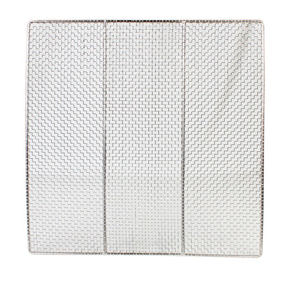 19" Square Donut Screen, Stainless Steel Fry Basket Rack (Thunder Group SLRACK0019)