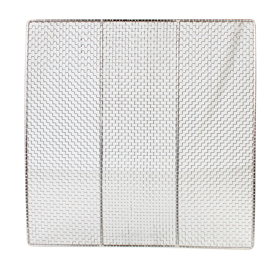 23" x 23" x 1/4", Square Donut Screen, Stainless Steel