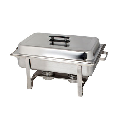 Thunder Group SLRCF001 8 Quart Economy Chafer Dripless Water Pan Stainless Steel