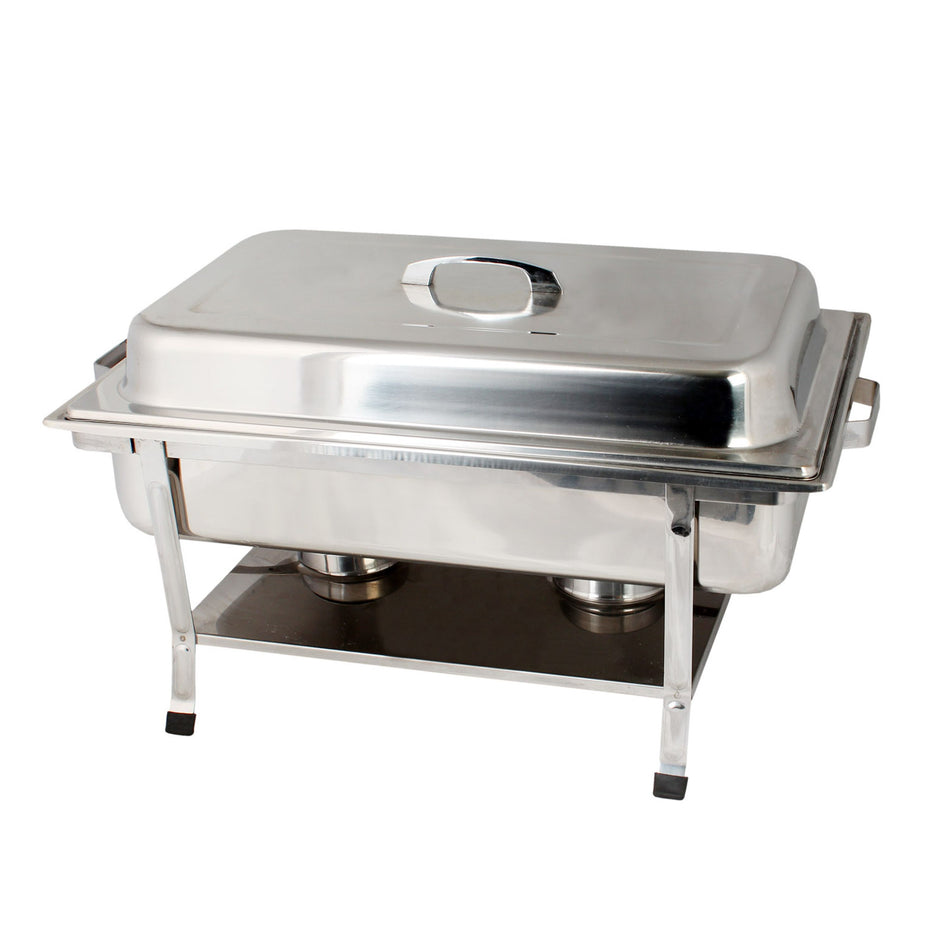Thunder Group SLRCF002 8 Quart Dripless Water Pan Chafer Stainless Steel