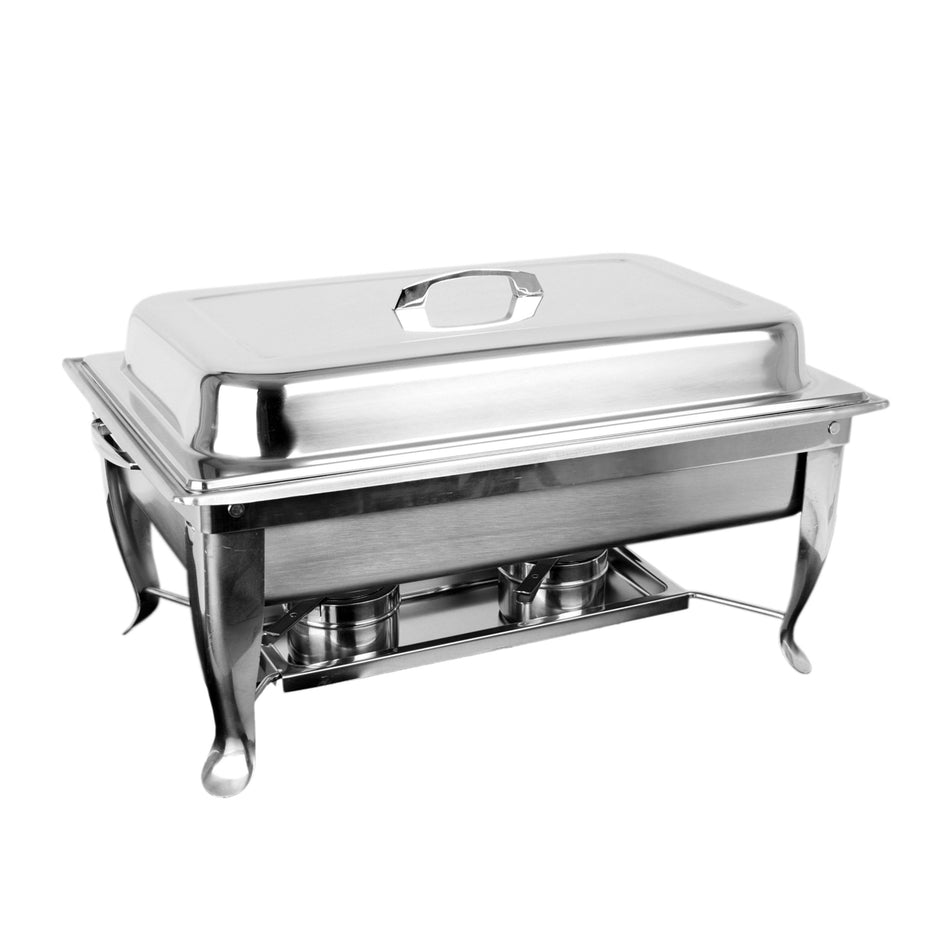 Thunder Group SLRCF005 8 Quarts Chafing Dish Lift-off Cover Stainless Steel with Dripless Water Pan