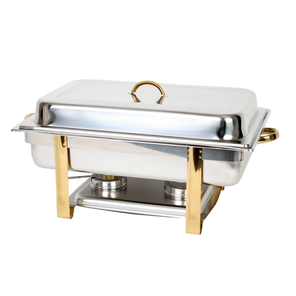 Thunder Group SLRCF0833GH 8 Quart Oblong Chafer Stainless Steel with Lift-off Lid
