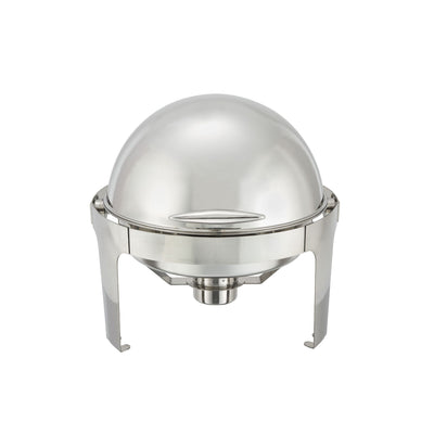 Thunder Group SLRCF0860 6 Quart Round Chafer Canned Heat with Stainless Steel Handle