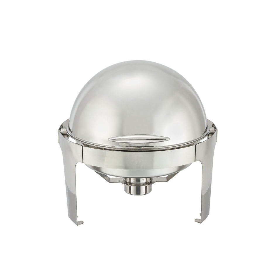 Thunder Group SLRCF0860 6 Quart Round Chafer Canned Heat with Stainless Steel Handle