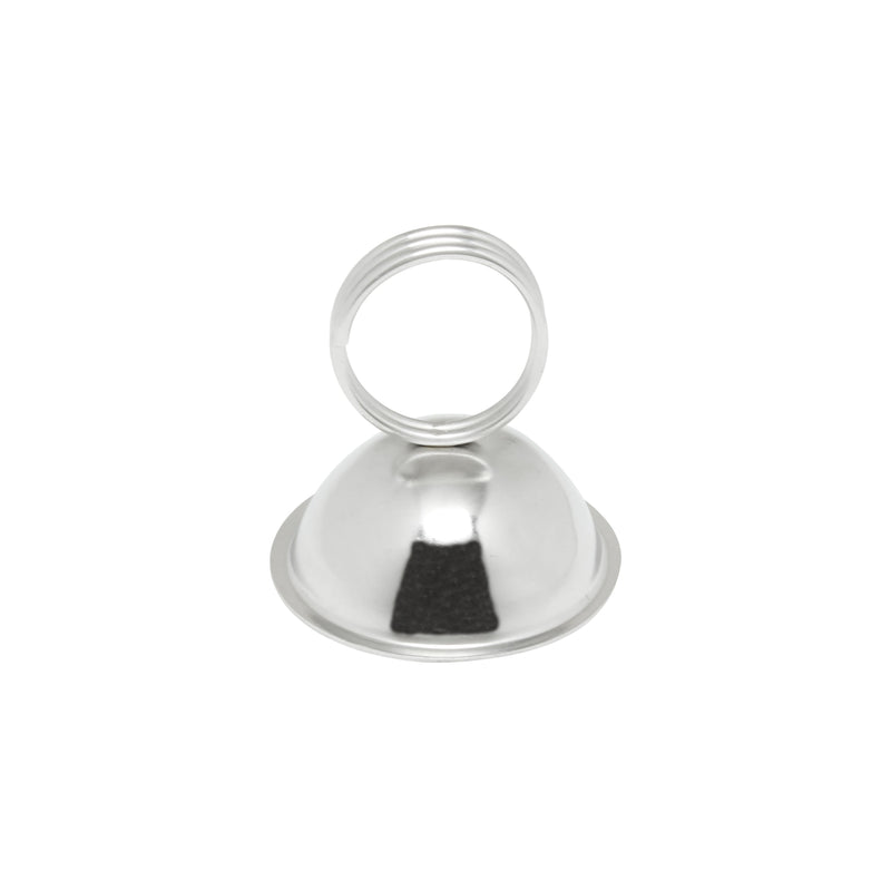 Thunder Group SLRMH003 Menu Clip Stainless Steel 3 Ring Wire Loop 24 Packs