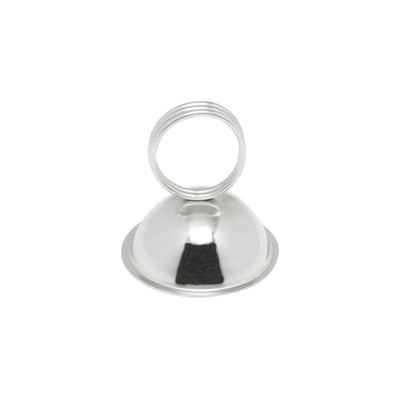 Thunder Group SLRMH003 Menu Clip Stainless Steel 3 Ring Wire Loop 24 Packs