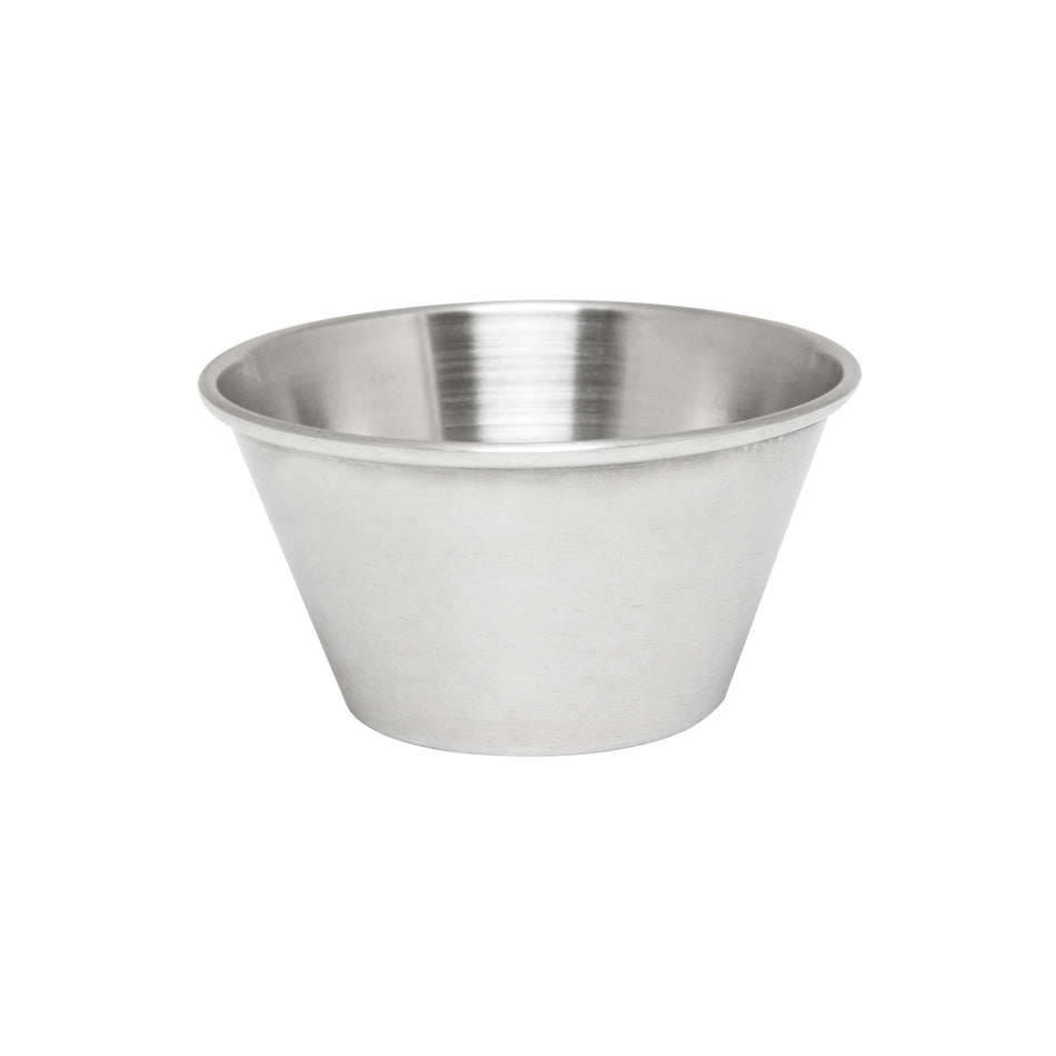 3 oz, 2-3/4" Diameter x 1-1/2" Height, Sauce Cup, Stainless Steel