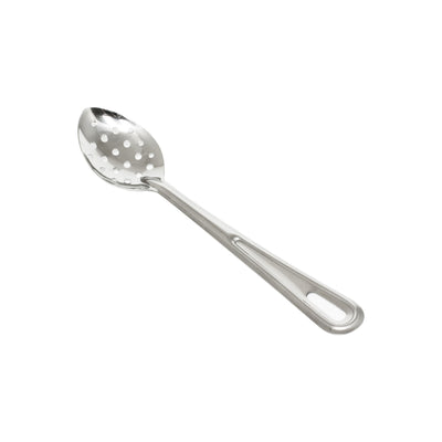 Thunder Group SLSBA113 11 Inch Perforated Basting Spoon Flat Handle Stainless Steel