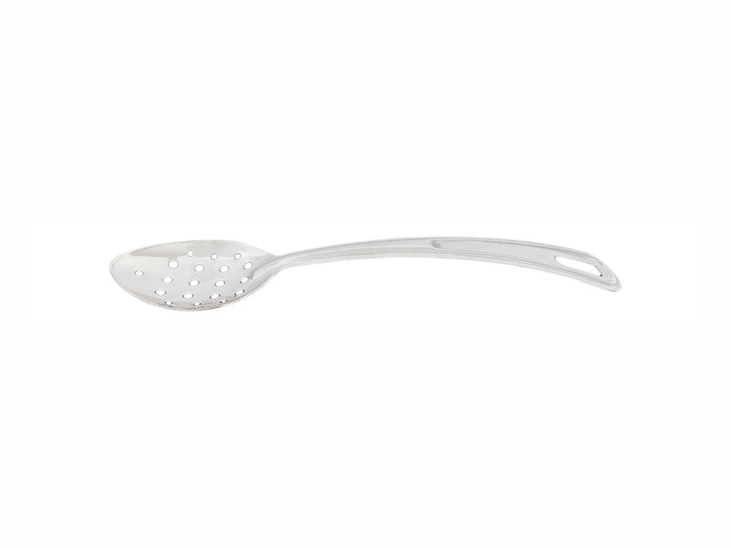 Thunder Group SLSBA413 11 Inch Perforated Serving Spoon Curved Handle Stainless Steel