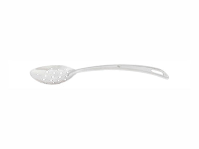 Thunder Group SLSBA413 11 Inch Perforated Serving Spoon Curved Handle Stainless Steel