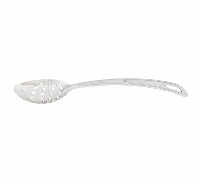 Thunder Group SLSBA513 13 Inch Basting Spoon Perforated Curved Handle Stainless Steel
