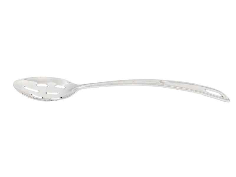 Thunder Group SLSBA612 15 Inch Slotted Basting Spoon Curved Handle Stainless Steel