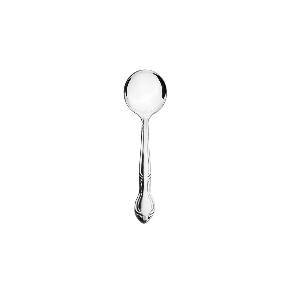 12 Pack Sunflower Bouillon Spoon, Stainless Steel, Bright Finish, Dishwasher Safe