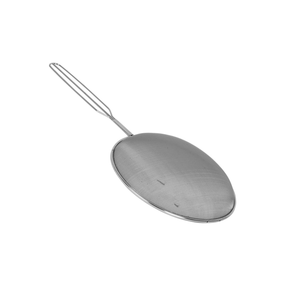 11-3/4" Diameter, 11" Handle Length, Oil Skimmer, Stainless Steel Mesh