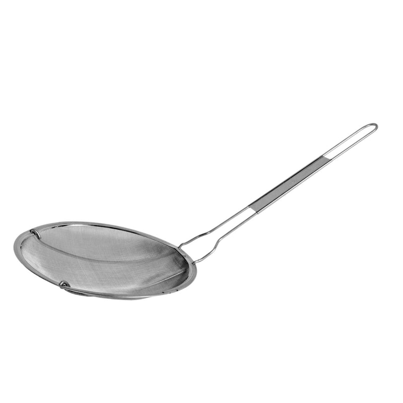Thunder Group SLSKR875 8-3/4 Inch Diameter Round Skimmer with Fine Wire Mesh Stainless Steel
