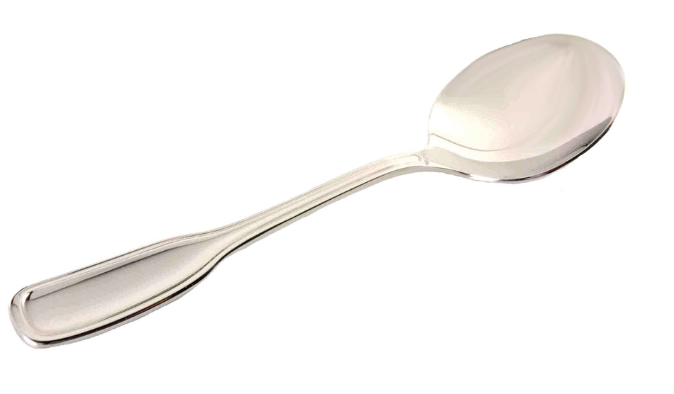 12 Pack Simplicity Bouillon Spoon, Stainless Steel 18/10, Dishwasher Safe